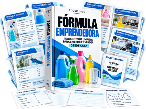 Fórmula Emprendedora | +400 Fórmulas de Productos de Limpieza